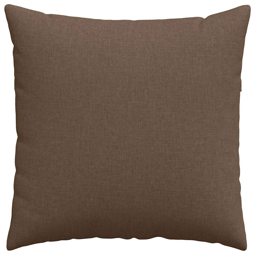Jastučići za sofu 2 pcs Smeđa 80 x 80 cm tkanina