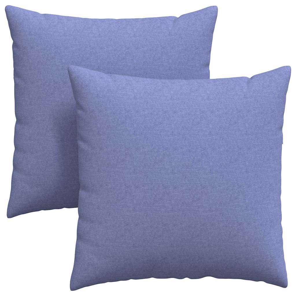 Jastučići za sofu 2 pcs Traper plava 80 x 80 cm tkanina