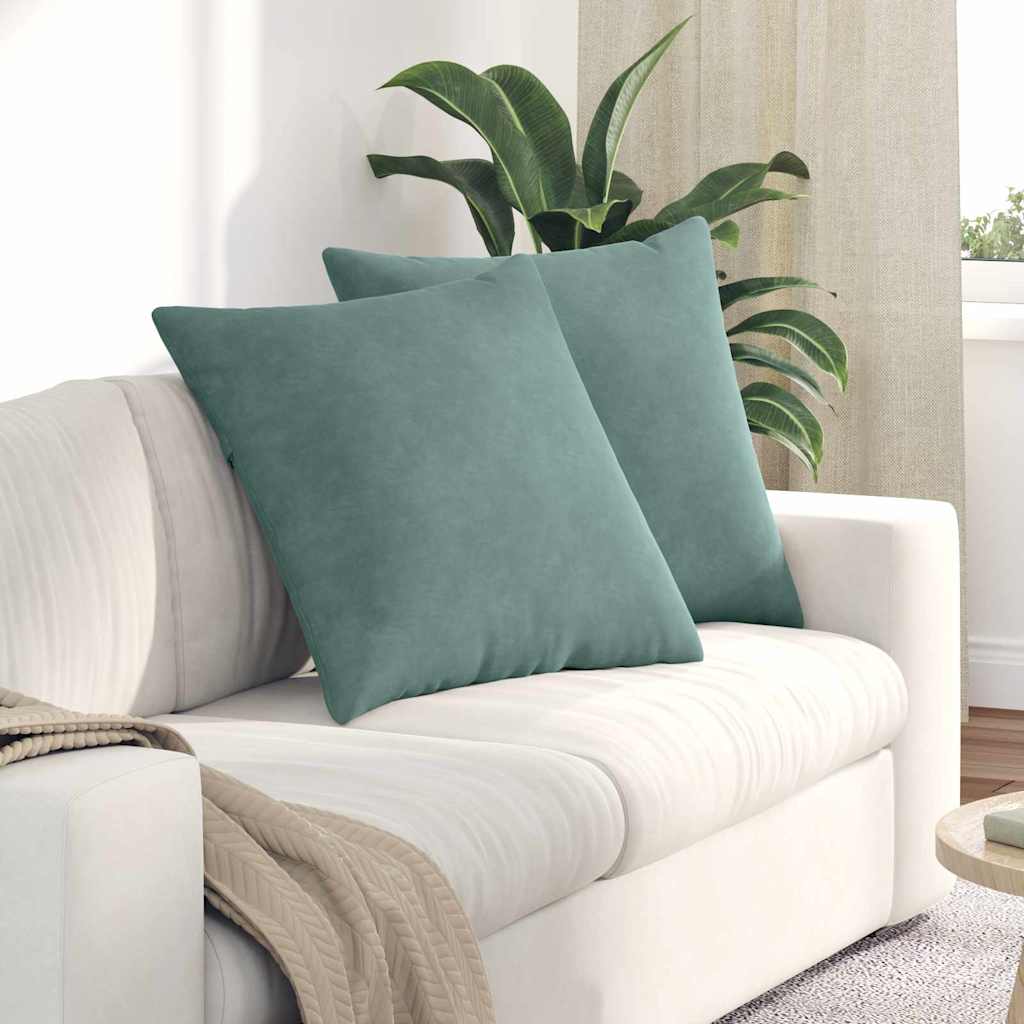 Jastučići za sofu 2 pcs Morska zelena 80 x 80 cm