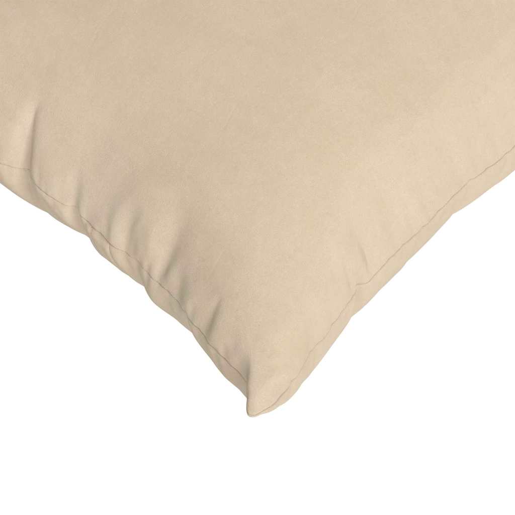 Jastučići za sofu 2 pcs Krema 80 x 80 cm tkanina