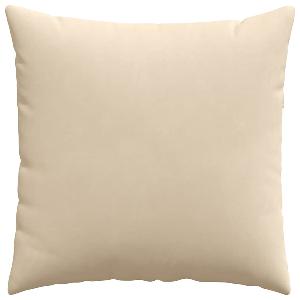 Jastučići za sofu 2 pcs Krema 80 x 80 cm tkanina