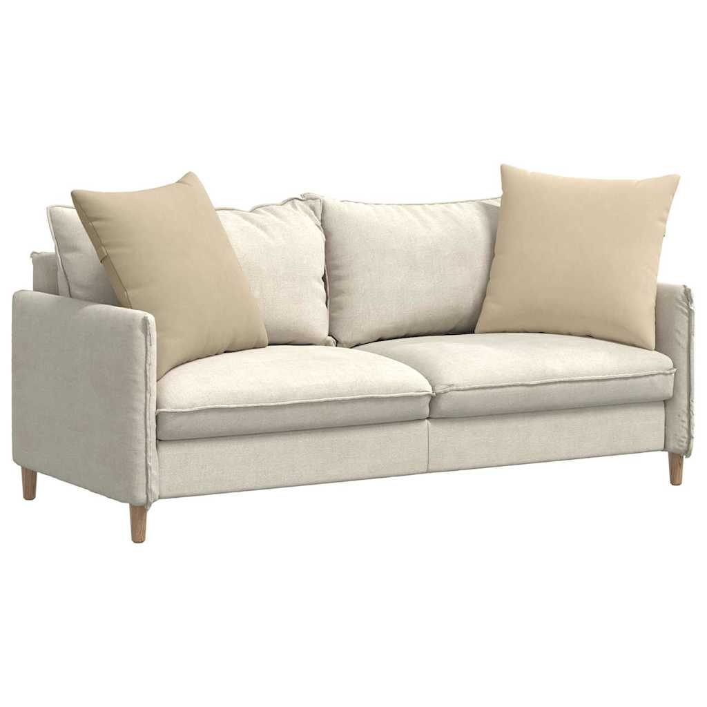 Jastučići za sofu 2 pcs Krema 80 x 80 cm tkanina