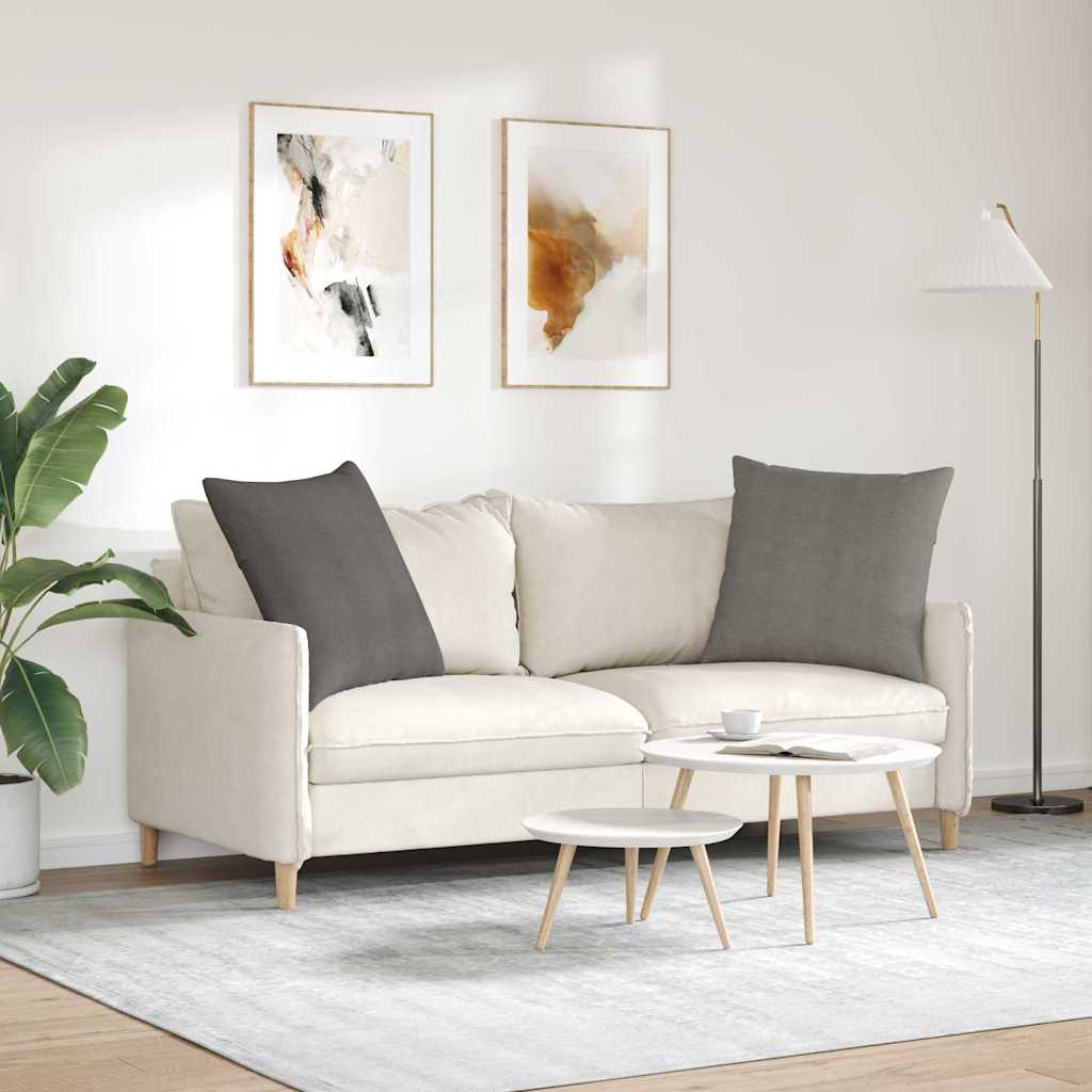 Jastučići za sofu 2 pcs Svijetlo siva 80 x 80 cm