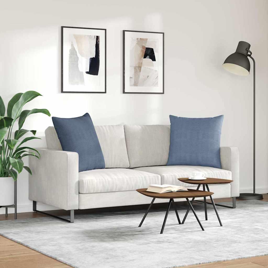 Jastučići za sofu 2 pcs Plava 80 x 80 cm Kordura tekstil