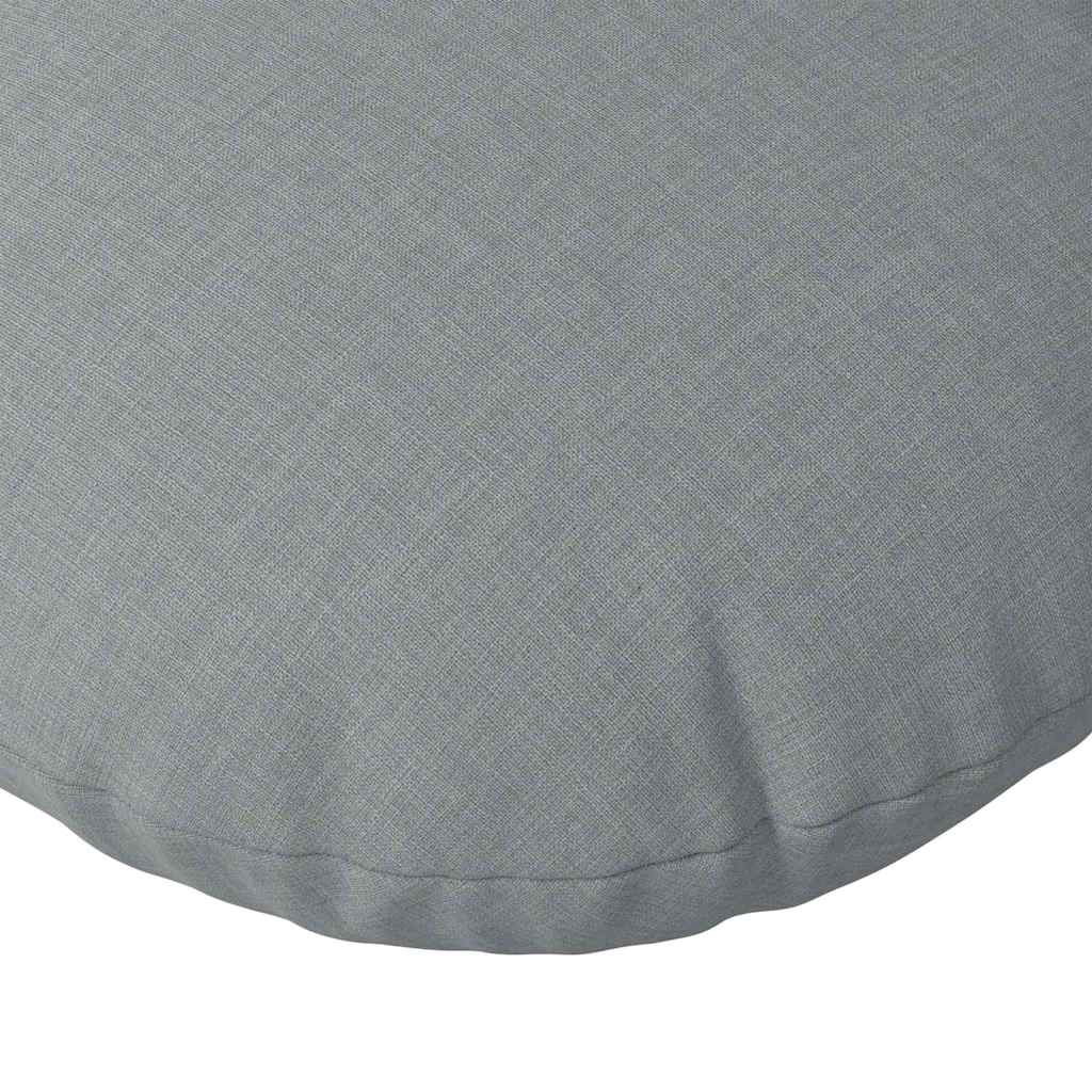 Jastučići za sjedenje 2 pcs Svijetlo siva Ø30 x 13 cm tkanina