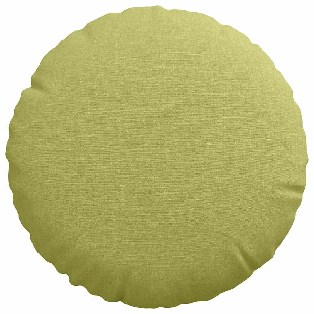 Jastučići za sjedenje 2 pcs Svijetlo zelena Ø30 x 13 cm tkanina
