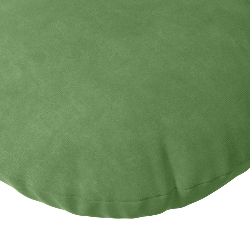 Jastučići za sjedenje 2 pcs Svijetlo zelena Ø30 x 13 cm Baršun