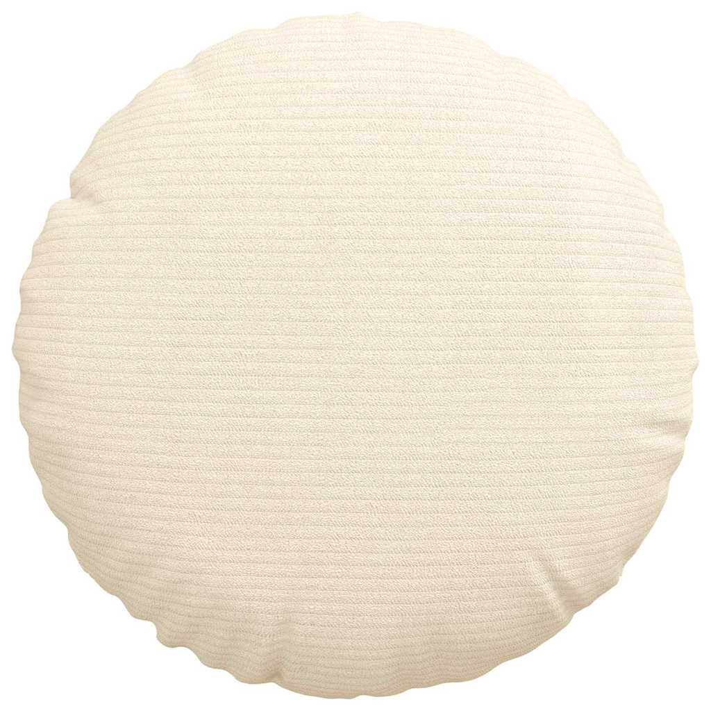 Jastučići za sjedenje 2 pcs Krema Ø30 x 13 cm Kordura tekstil