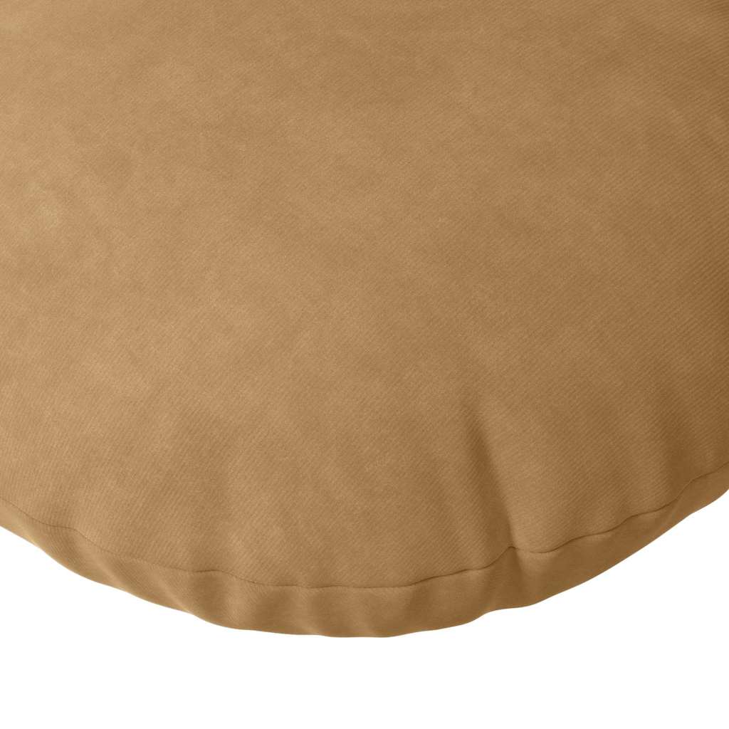Jastučići za sjedenje 2 pcs Smeđa Ø 40 x 13 cm Baršun