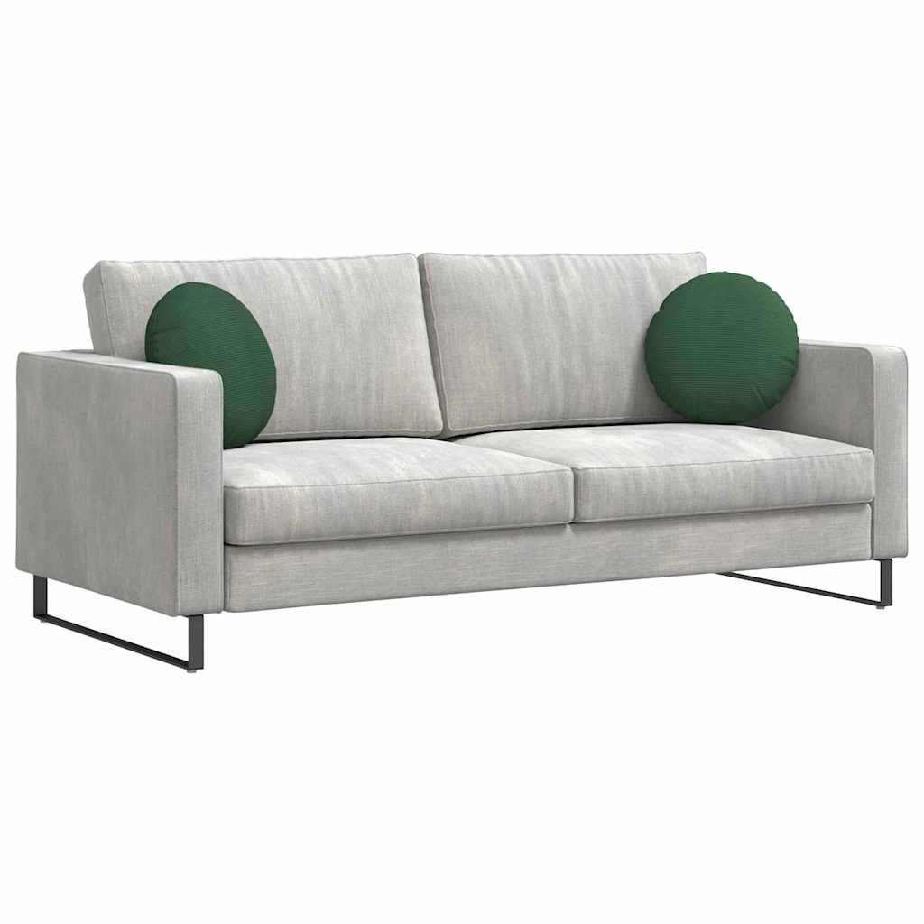 Jastučići za sjedenje 2 pcs Tamnozelena Ø 40 cm Kordura tekstil