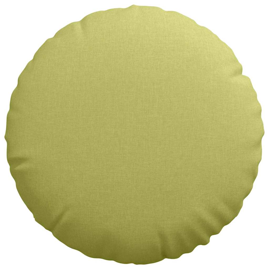 Jastučići za sjedenje 2 pcs Svijetlo zelena Ø50 x 19 cm tkanina
