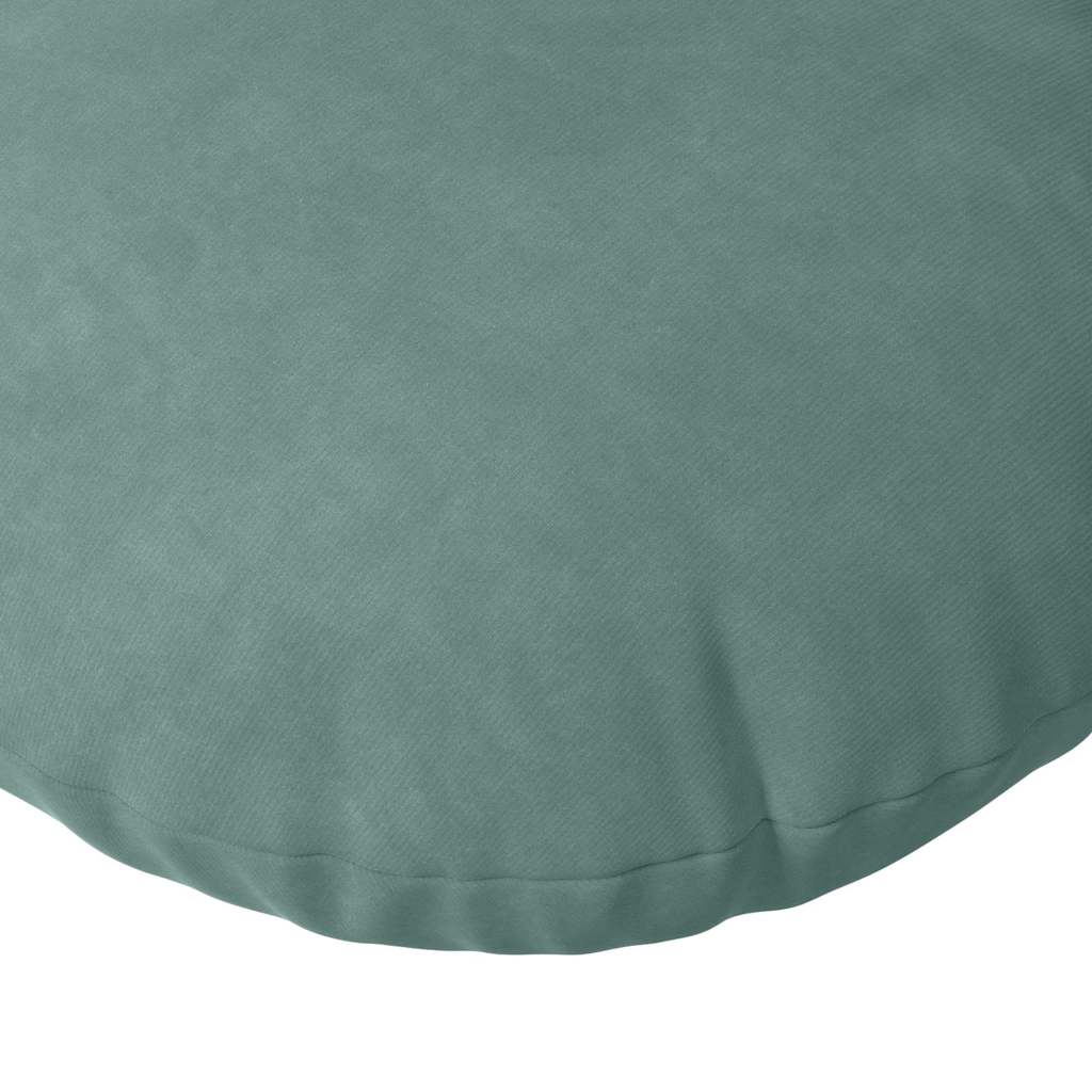 Jastučići za sjedenje 2 pcs Morska zelena Ø50 x 19 cm Baršun