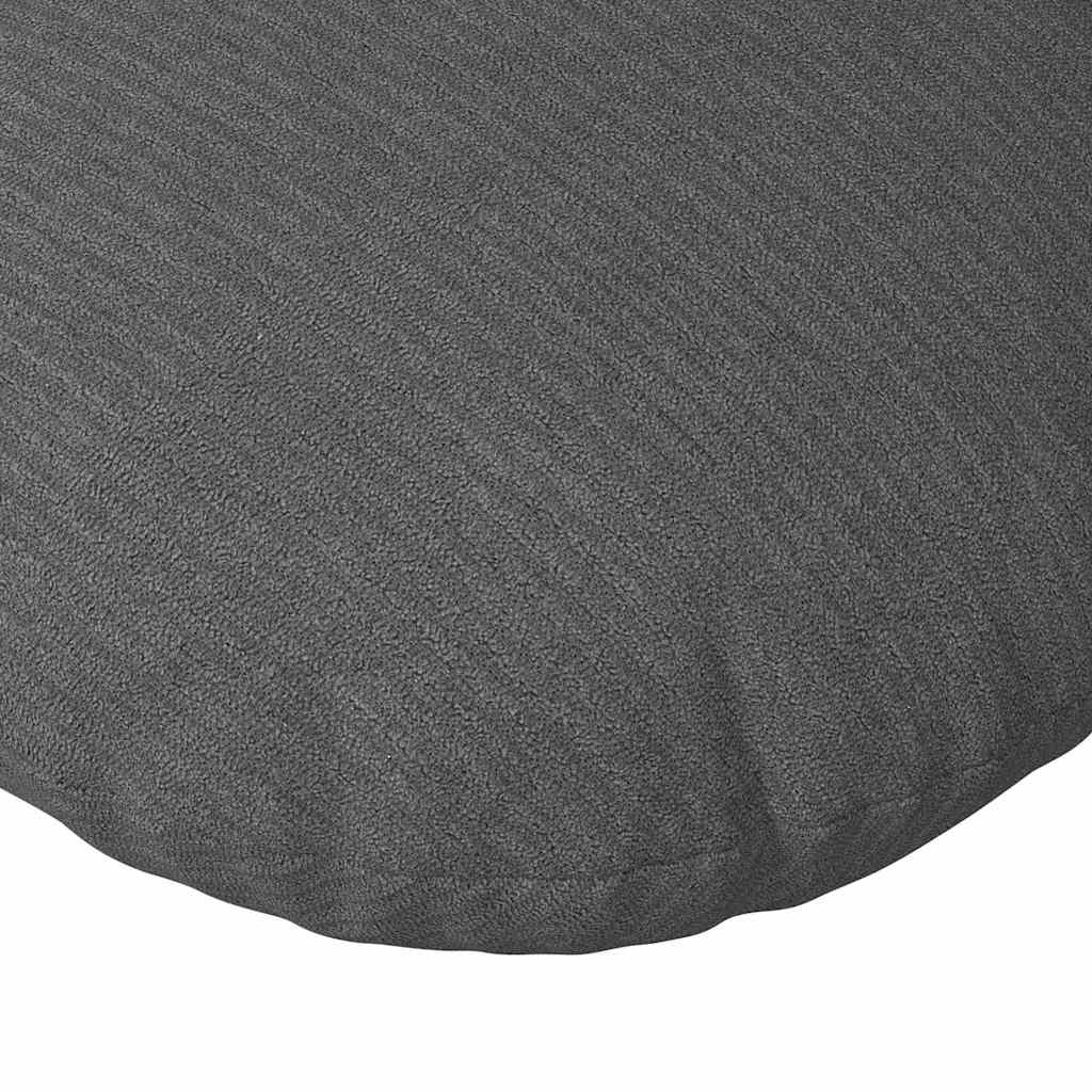 Jastučići za sjedenje 2 pcs Tamno siva Ø50 x 19 cm