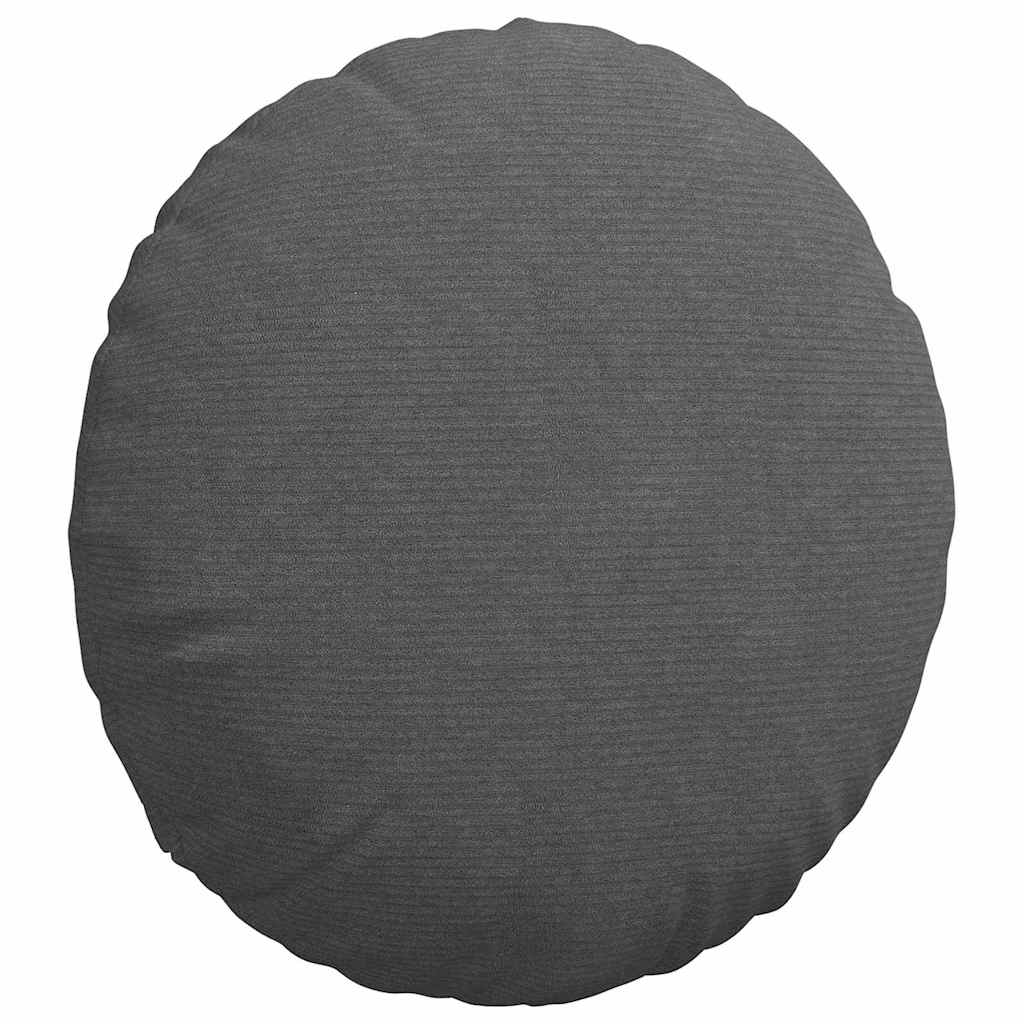 Jastučići za sjedenje 2 pcs Tamno siva Ø50 x 19 cm