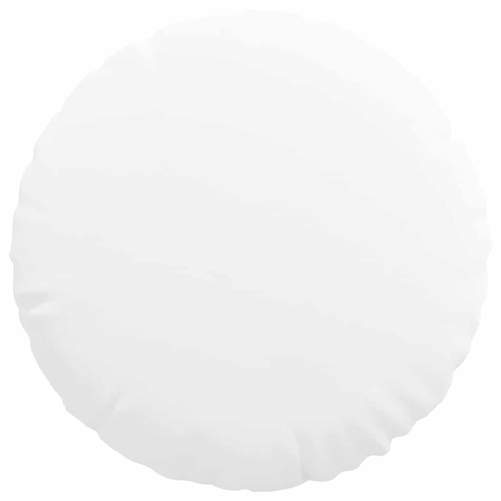 Jastučići za sjedenje 2 pcs Bijelo Ø60 x 21 cm tkanina