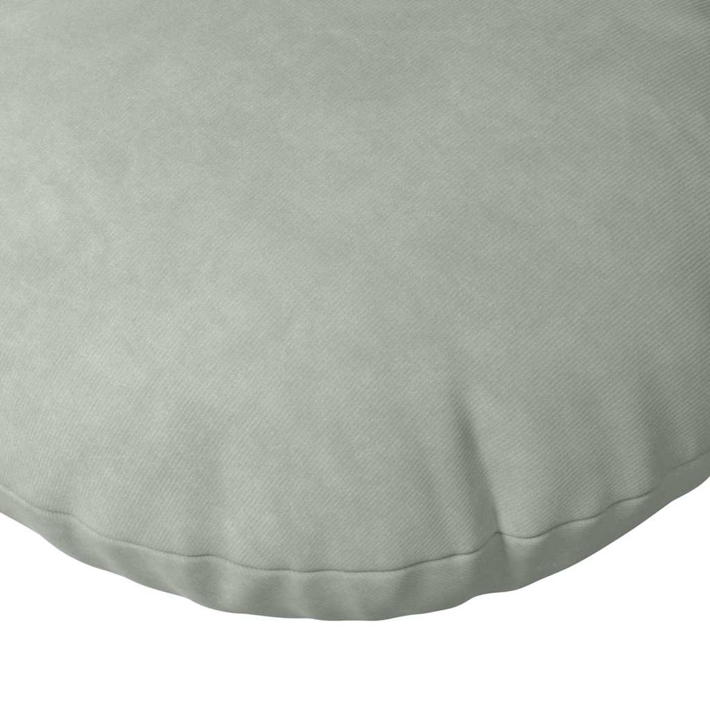 Jastučići za sjedenje 2 pcs Svijetlo siva Ø60 x 21 cm Baršun