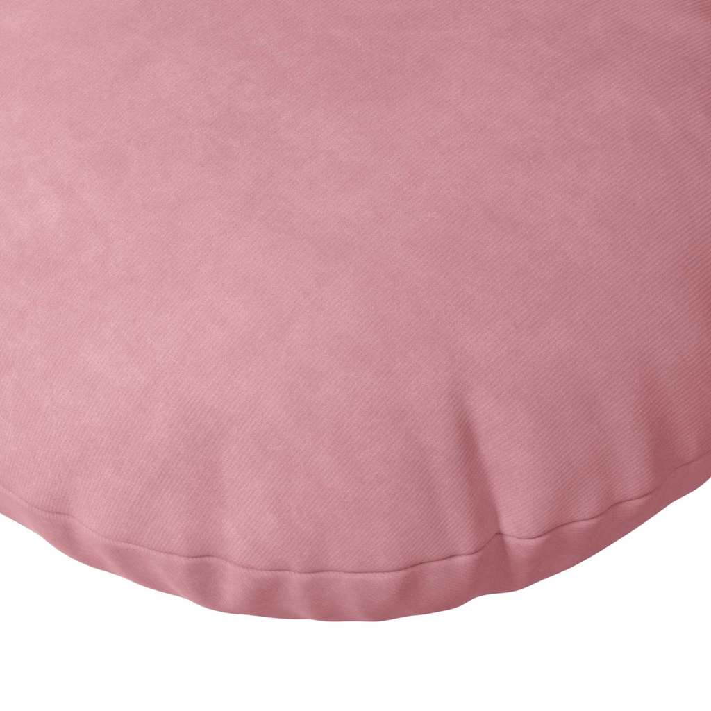 Jastučići za sjedenje 2 pcs Ružičasta Ø60 x 21 cm Baršun