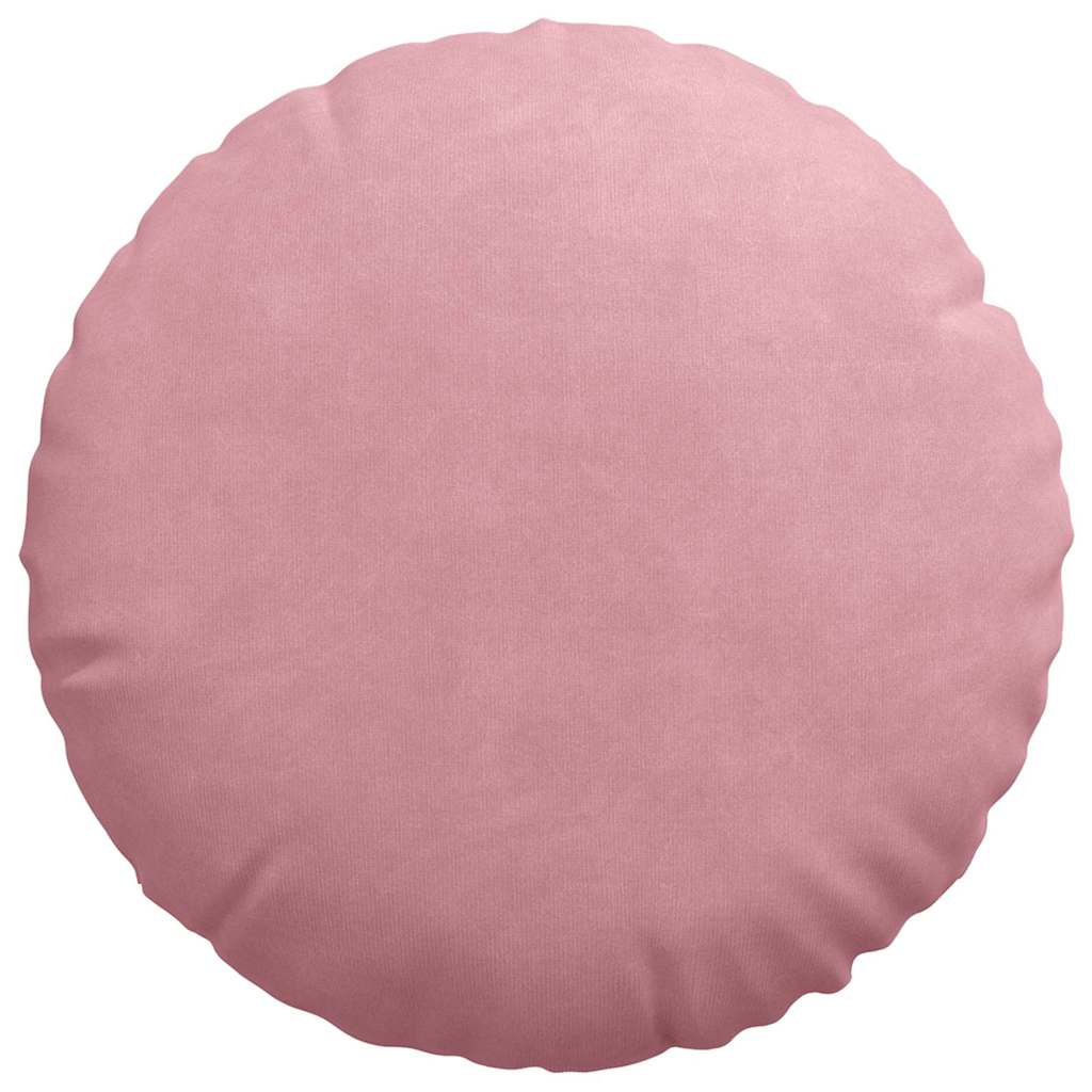 Jastučići za sjedenje 2 pcs Ružičasta Ø60 x 21 cm Baršun
