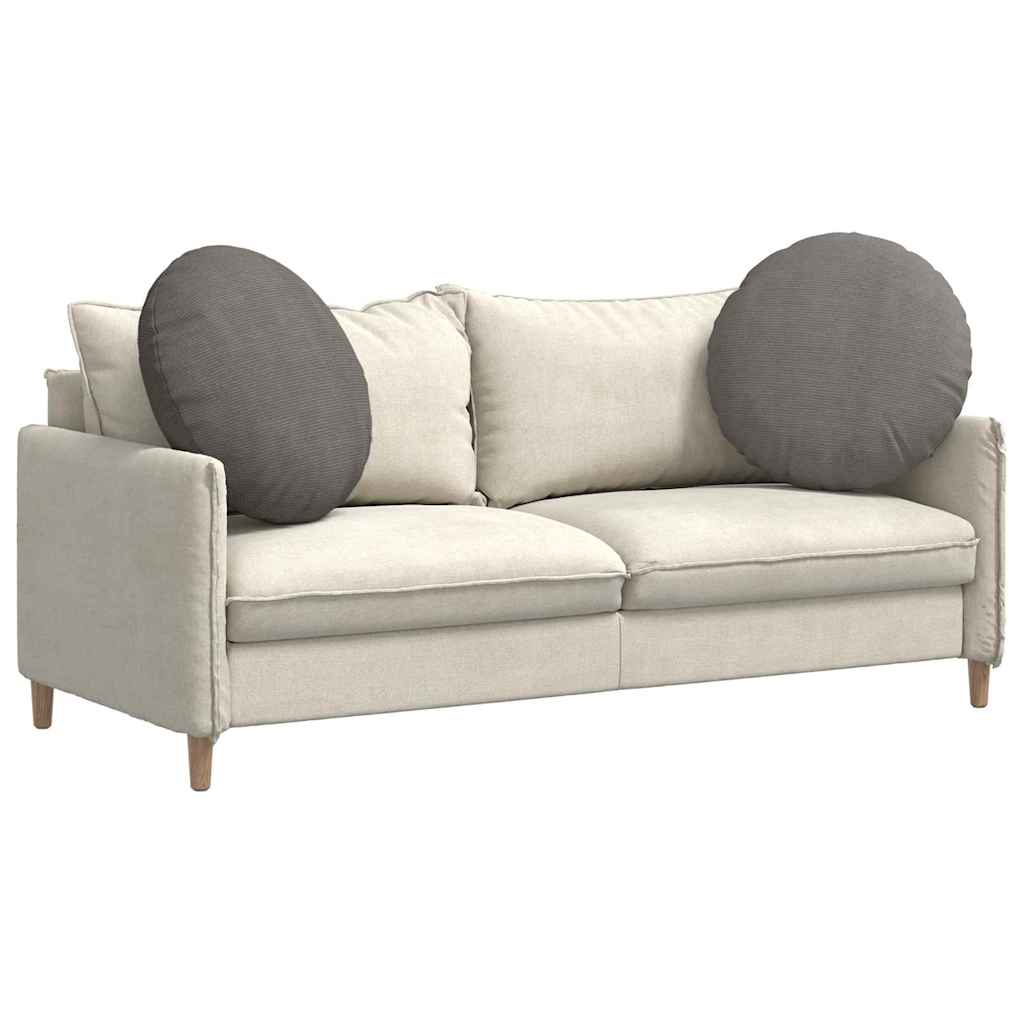 Jastučići za sjedenje 2 pcs Svijetlo siva Ø60 x 21 cm
