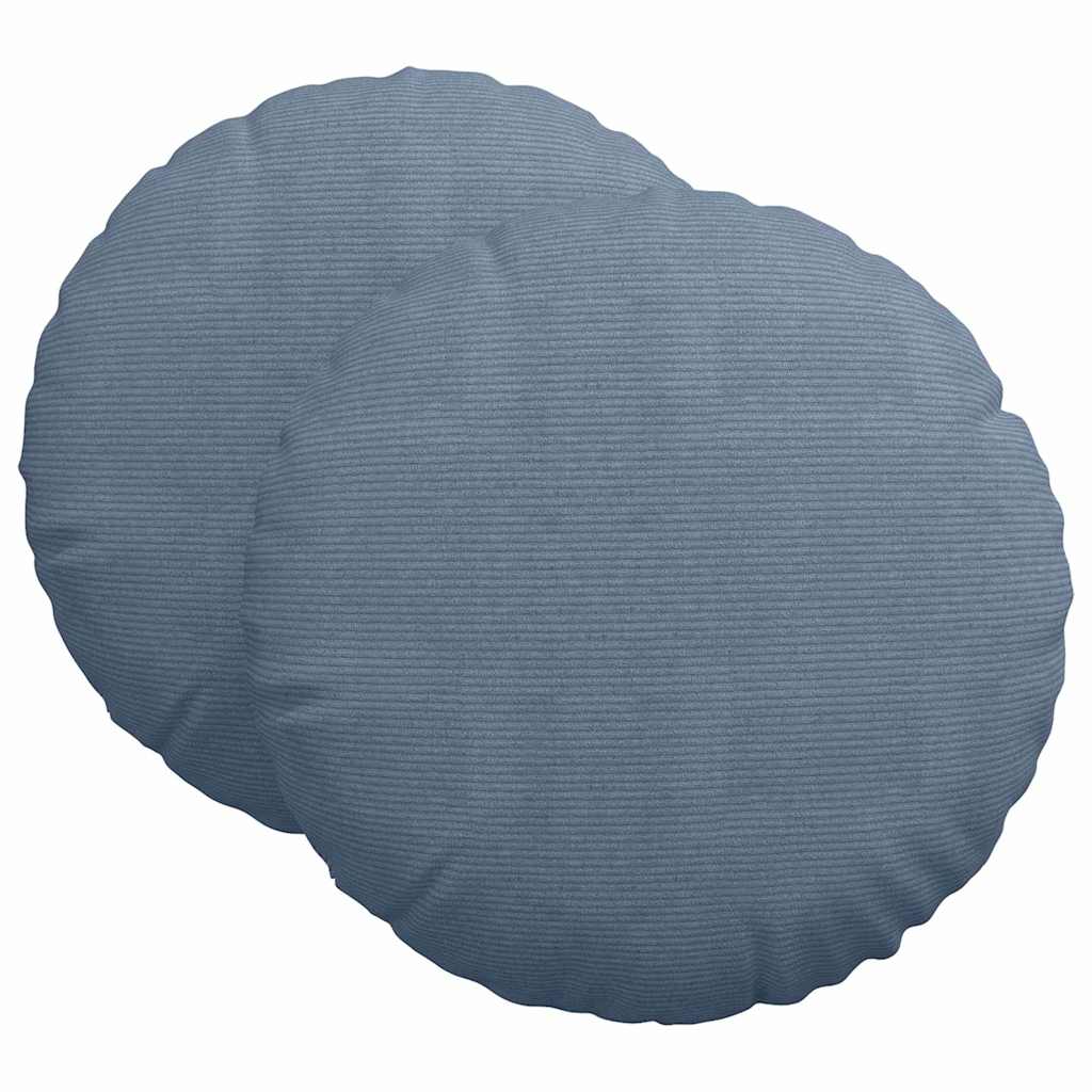 Jastučići za sjedenje 2 pcs Plava Ø60 x 21 cm Kordura tekstil