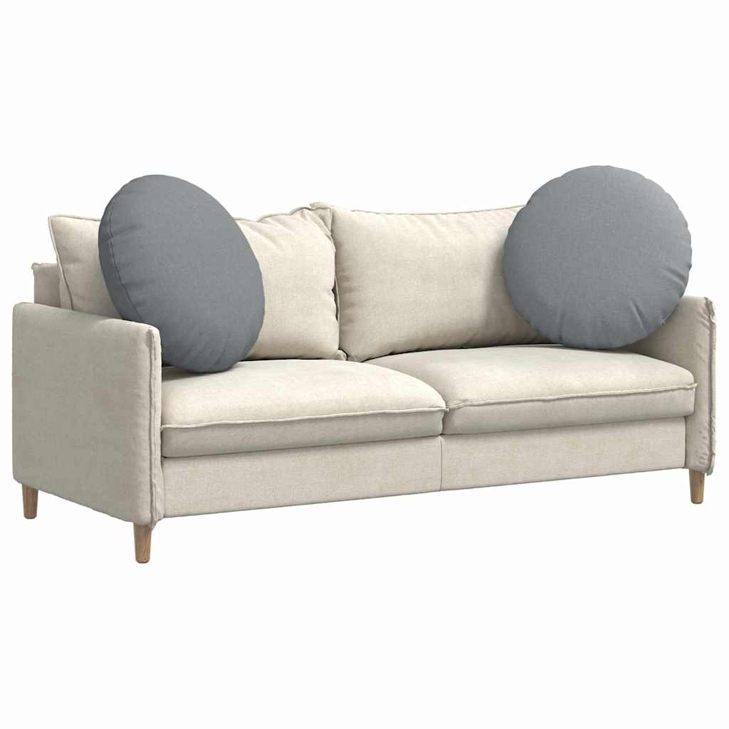 Jastučići za sjedenje 2 pcs Svijetlo siva Ø80 x 29 cm tkanina