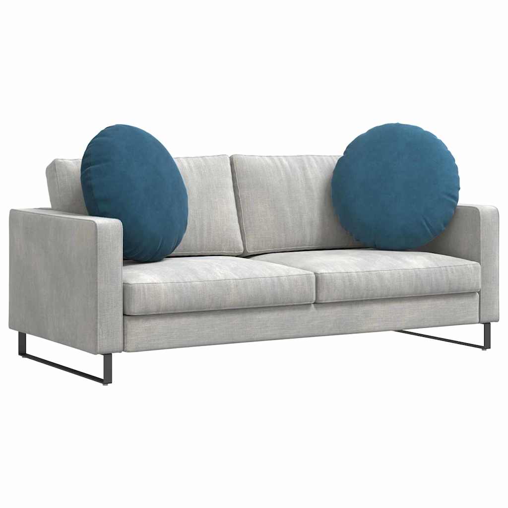 Jastučići za sjedenje 2 pcs Plava Ø 80 x 29 cm Baršun