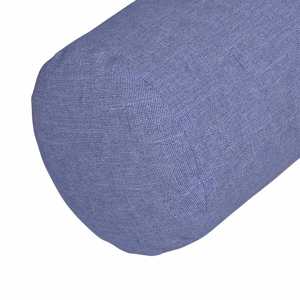 Valjkasti jastučići 2 pcs Traper plava Ø 25 x 70 cm tkanina