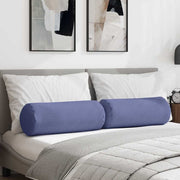 Valjkasti jastučići 2 pcs Traper plava Ø 25 x 70 cm tkanina