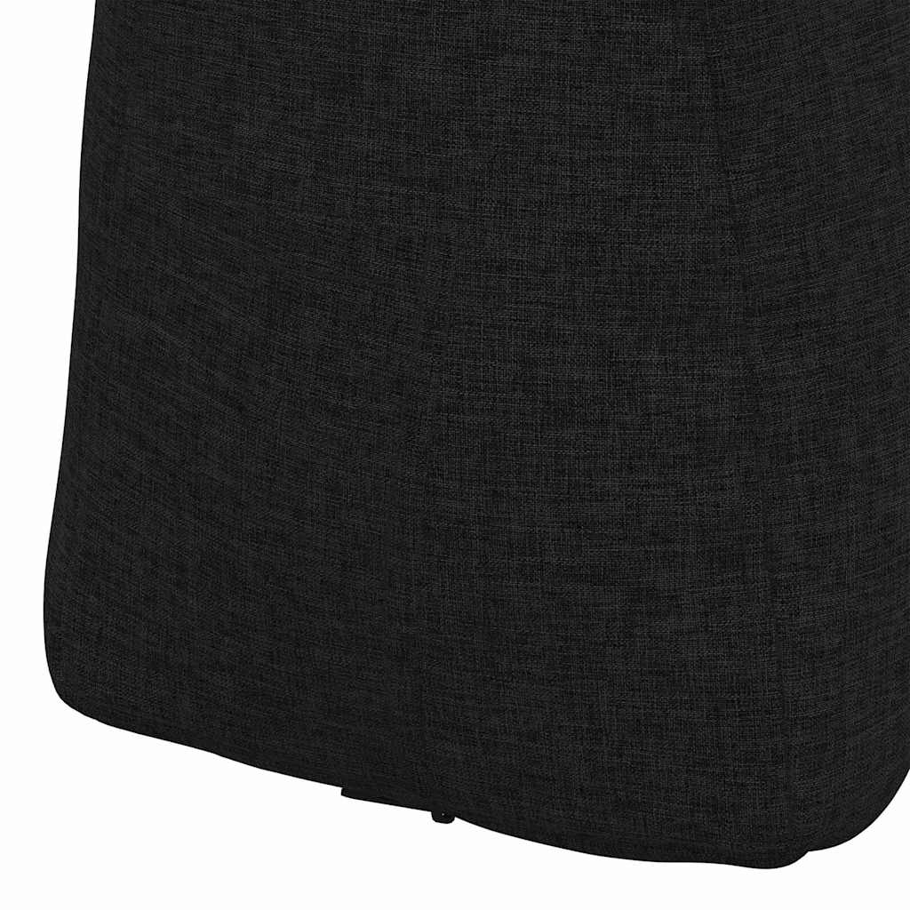 Jastuk za leđa Crna 60 x 24 x 50 cm tkanina