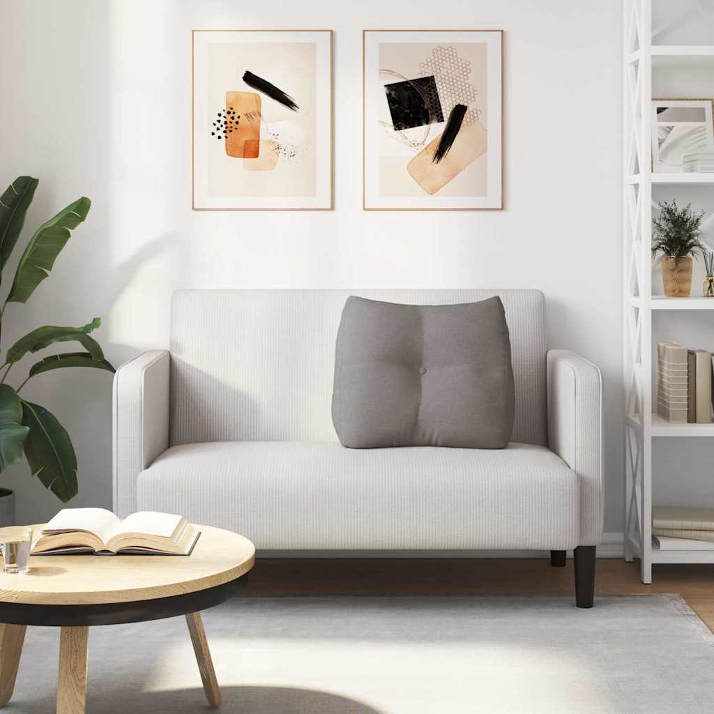 Jastuk za leđa Sivo-smeđa 60 x 24 x 50 cm tkanina