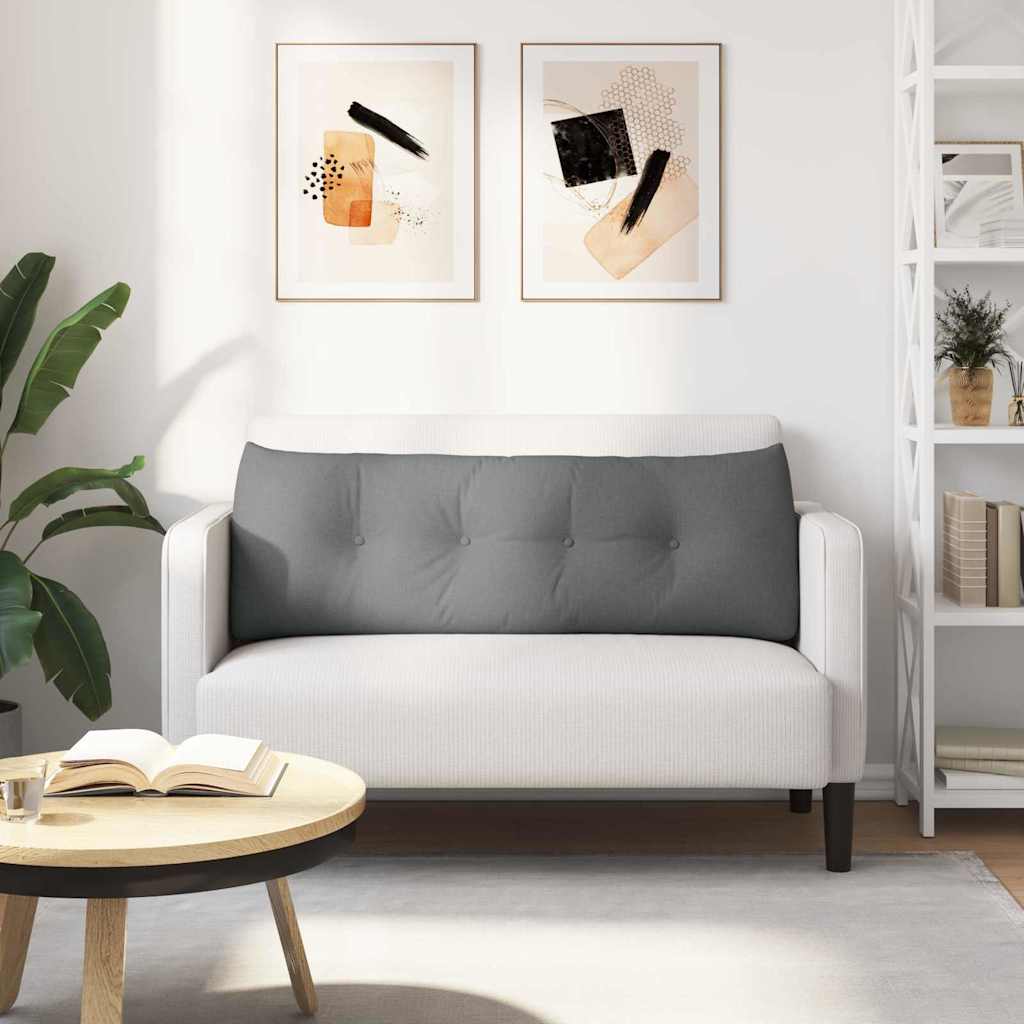 Jastuk za leđa Tamno siva 140 x 24 x 50 cm tkanina