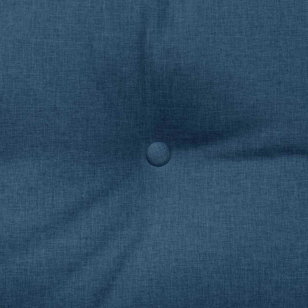 Jastuk za leđa Plava 140 x 24 x 50 cm tkanina