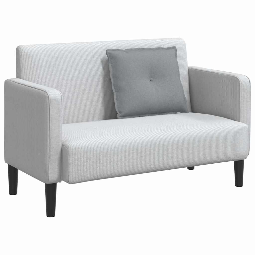 Jastuk za leđa Svijetlo siva 60 x 19 x 50 cm tkanina