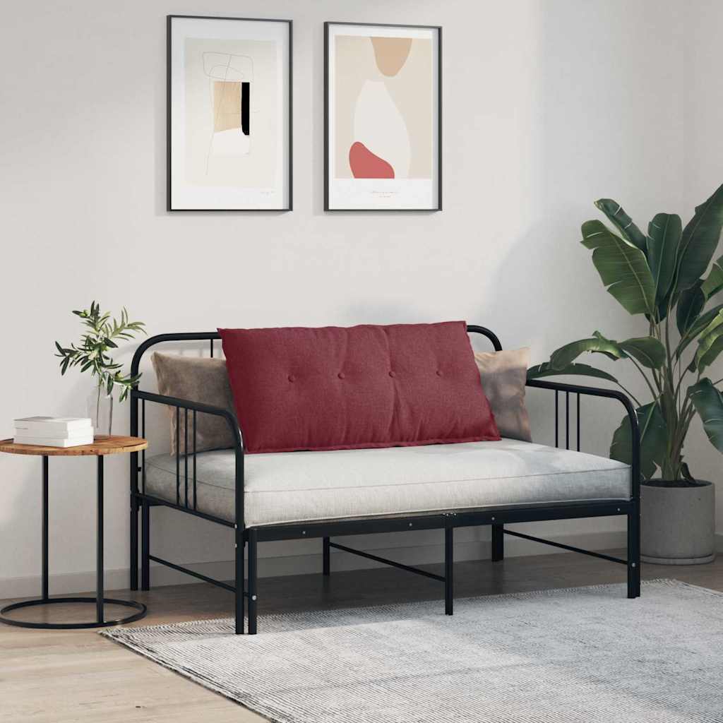 Jastuk za leđa Vinska crvena 100 x 19 x 50 cm tkanina