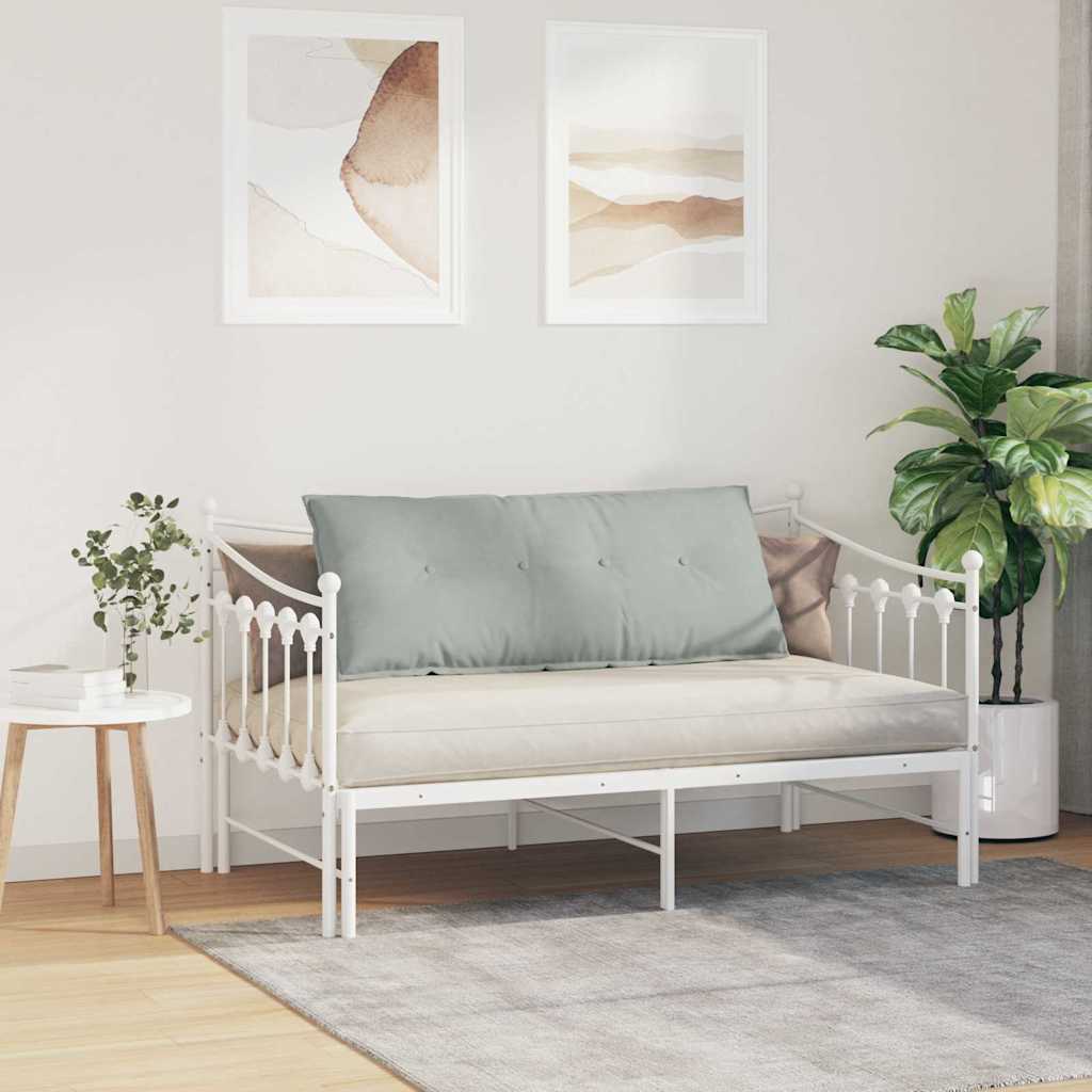 Jastuk za leđa Svijetlo siva 120 x 50 cm Kordura tekstil