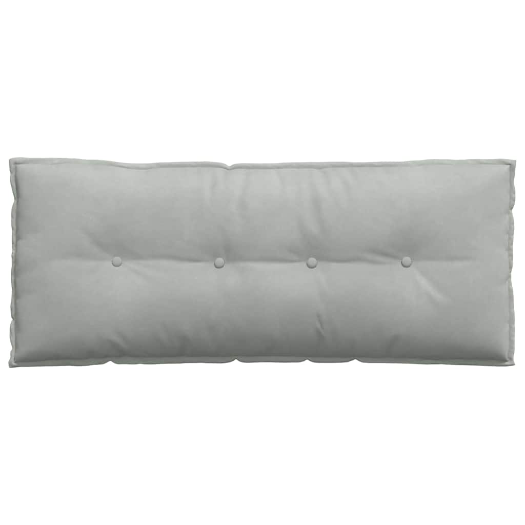 Jastuk za leđa Svijetlo siva 120 x 50 cm Kordura tekstil