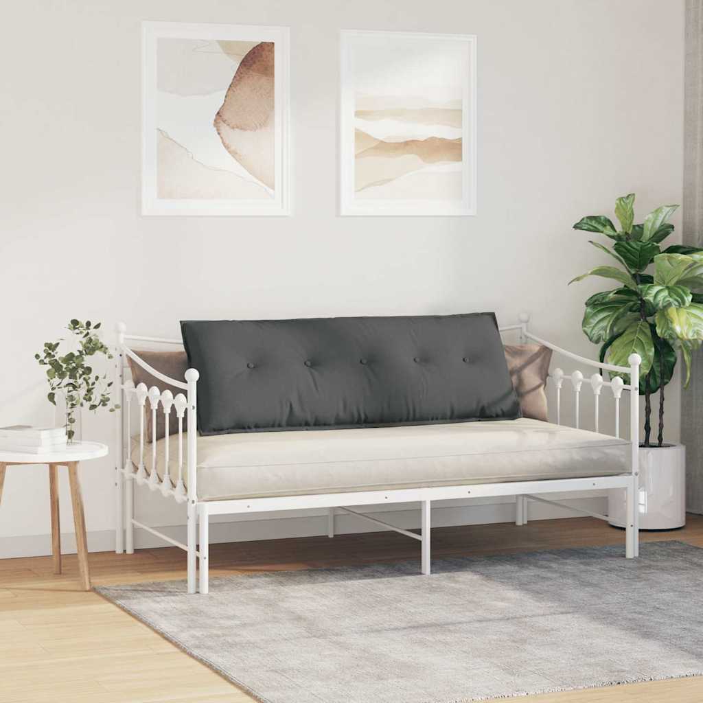 Jastuk za leđa Tamno siva 140 x 19 x 50 cm tkanina