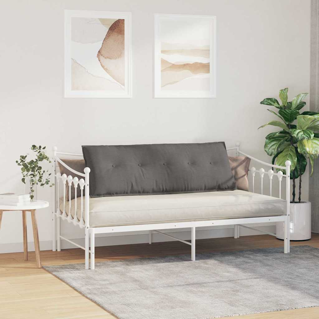 Jastuk za leđa Svijetlo siva 140 x 50 cm Kordura tekstil