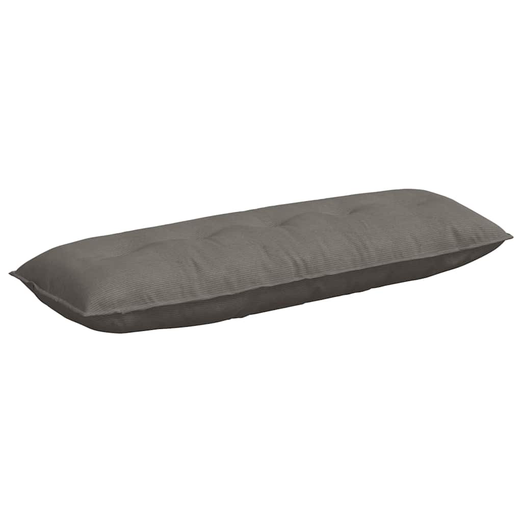 Jastuk za leđa Svijetlo siva 140 x 50 cm Kordura tekstil