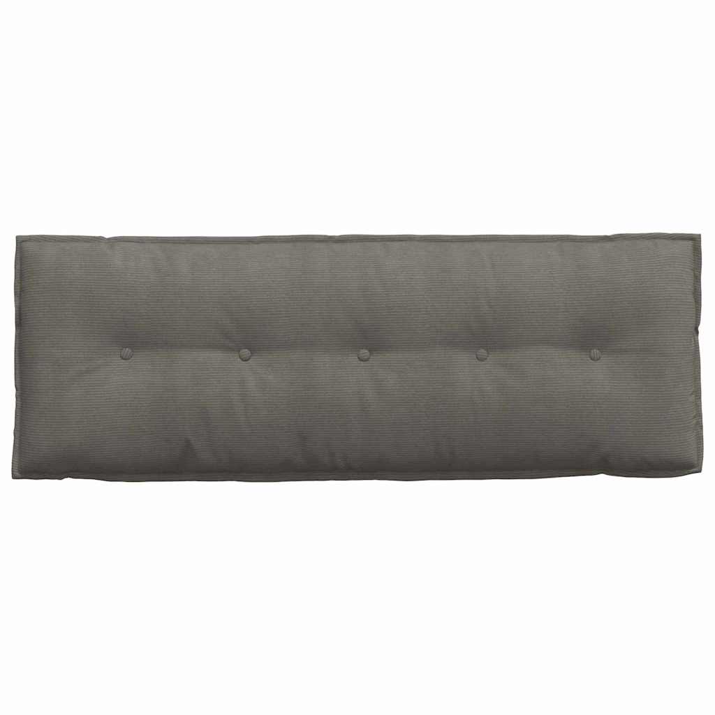 Jastuk za leđa Svijetlo siva 140 x 50 cm Kordura tekstil