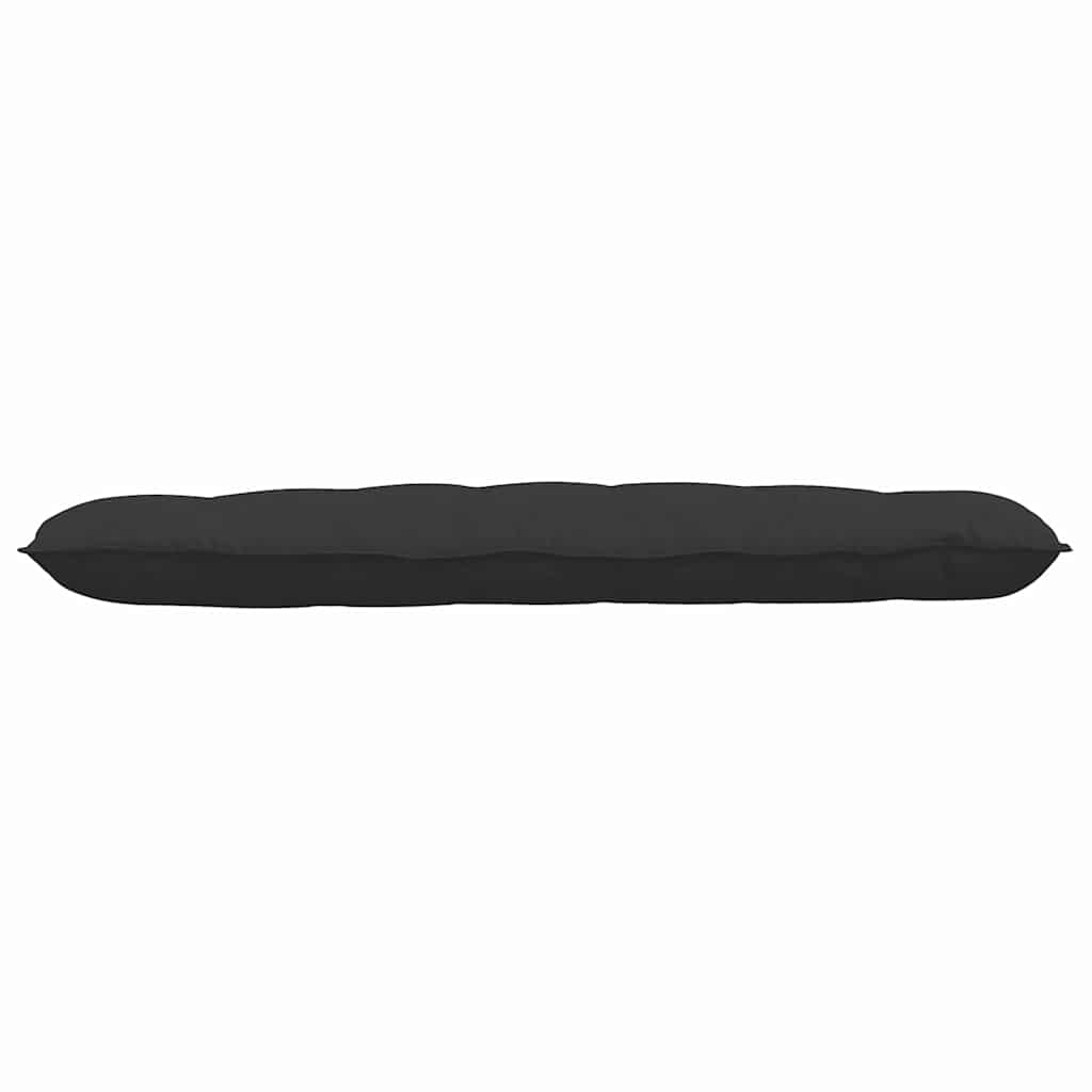 Jastuk za leđa Crna 160 x 50 cm Mikrofiber tkanina