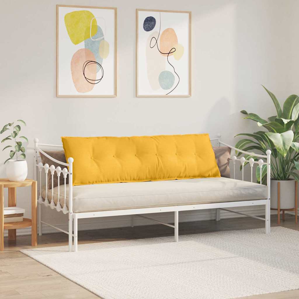 Jastuk za leđa Svijetlo žuta 160 x 50 cm Kordura tekstil
