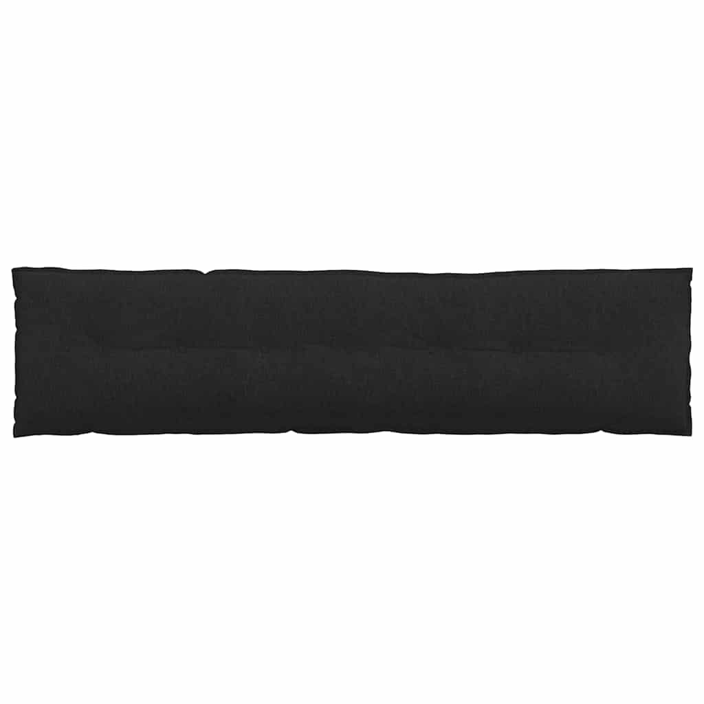 Jastuk za leđa Crna 200 x 19 x 50 cm tkanina