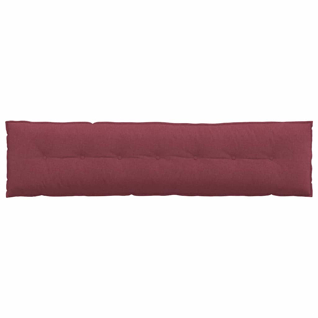 Jastuk za leđa Vinska crvena 200 x 19 x 50 cm tkanina