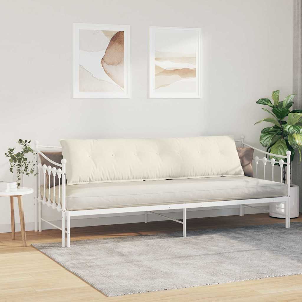 Jastuk za leđa Krema 200 x 50 cm Kordura tekstil