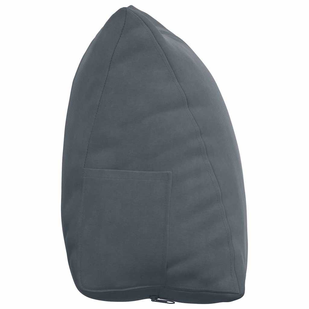 Jastuk za leđa Tamno siva 45 x 20 x 35 cm Kordura tekstil