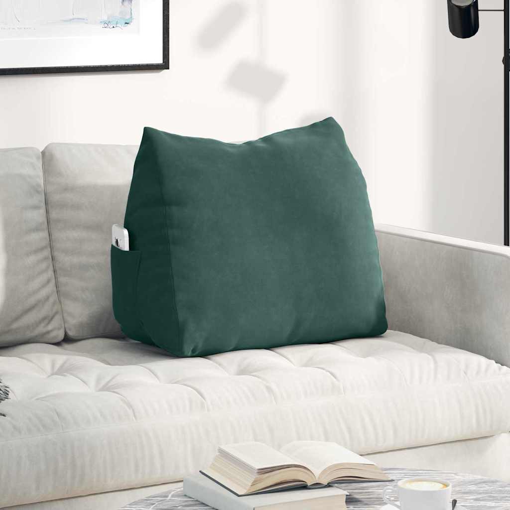 Jastuk za leđa Tamnozelena 60 x 20 x 50 cm Kordura tekstil