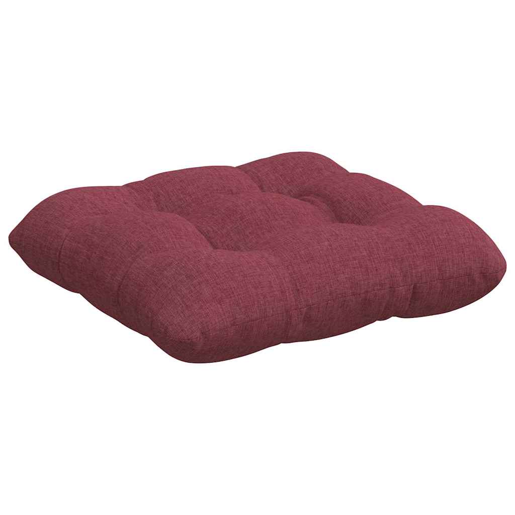 Jastučići za sjedenje 4 pcs Vinska crvena 40 x 40 x 12 cm