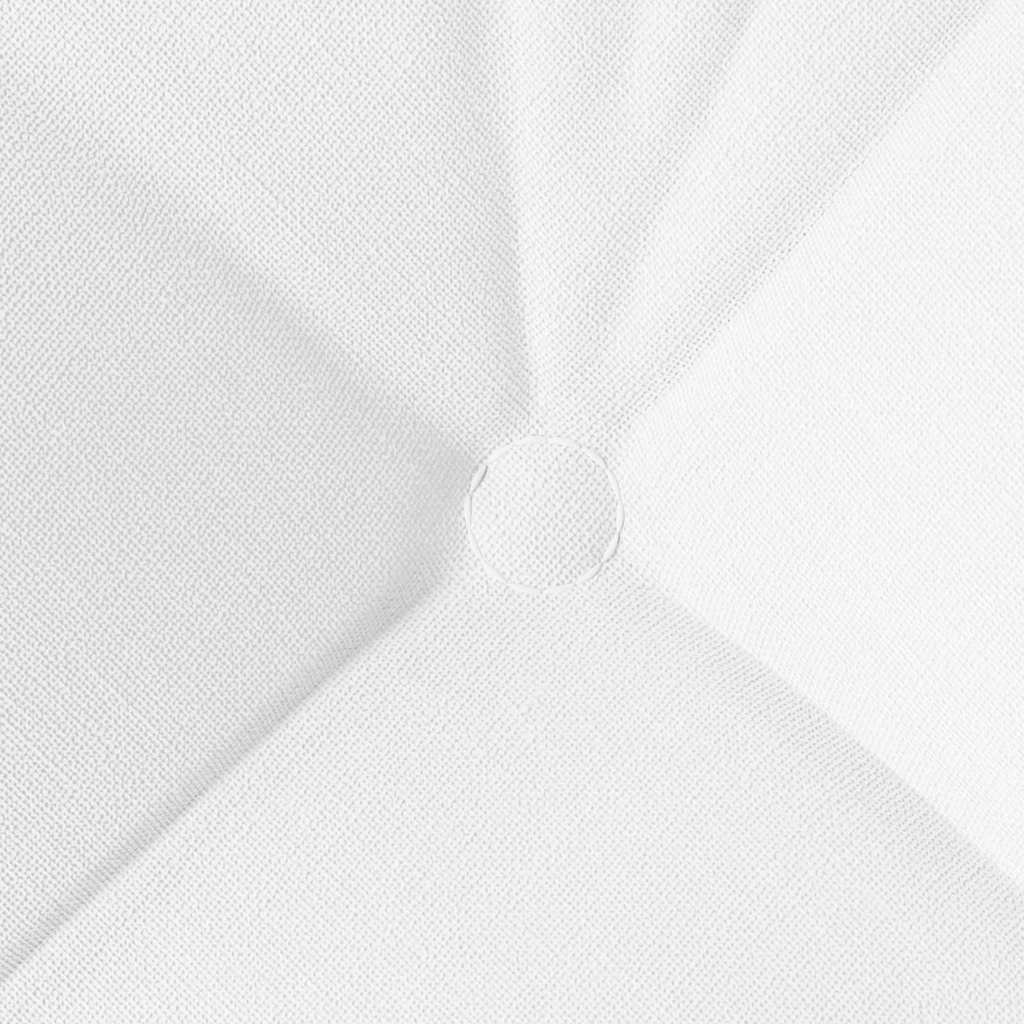 Jastučići za sjedenje 4 pcs Bijelo 40 x 40 x 12 cm tkanina