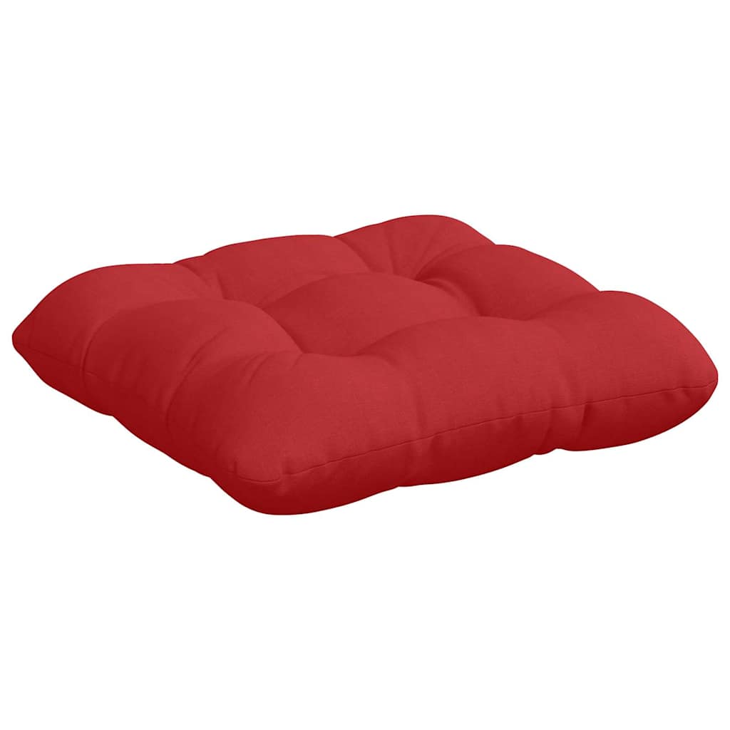 Jastučići za sjedenje 4 pcs Crvena 40 x 40 x 12 cm tkanina